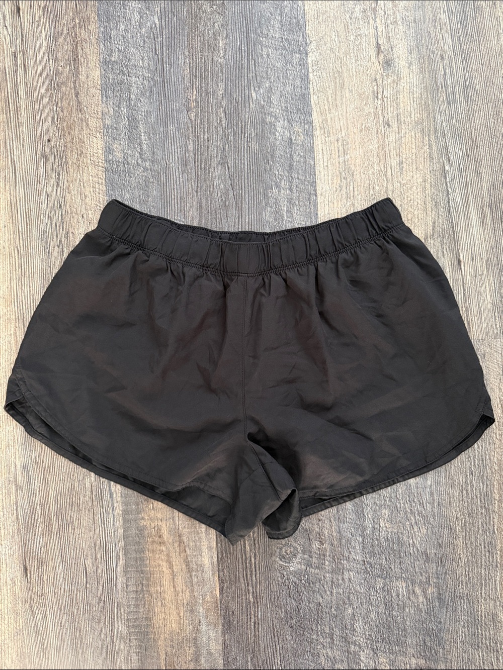 Old Navy Black Women's Athletic Elastic-Waist Shorts